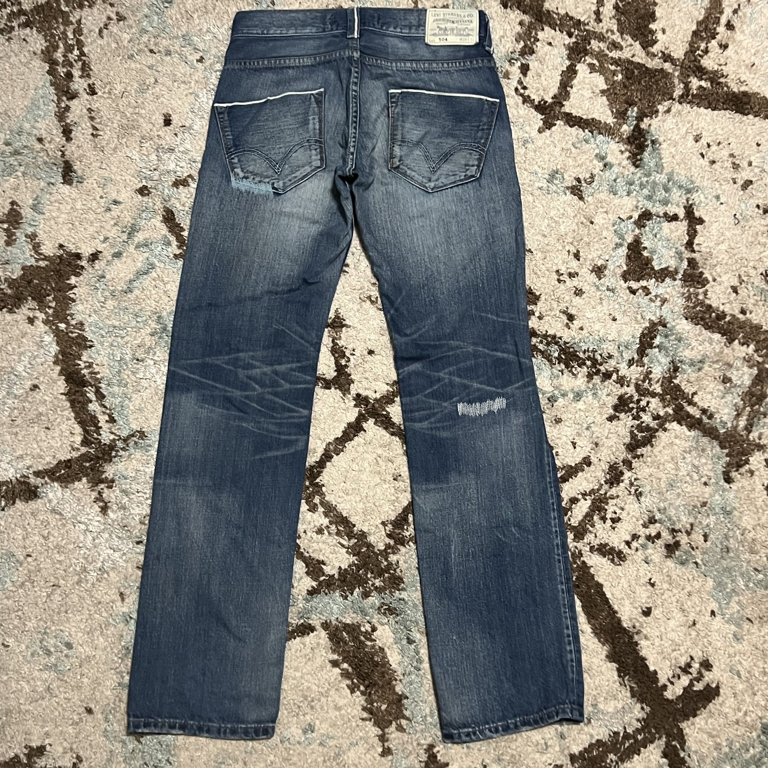 Levi's × Levi's Vintage Clothing Levis Vintage Clothing LVC 504 Straight Selvedge Jeans 30x31 Size US 30 / EU 46 - 1 Thumbnail