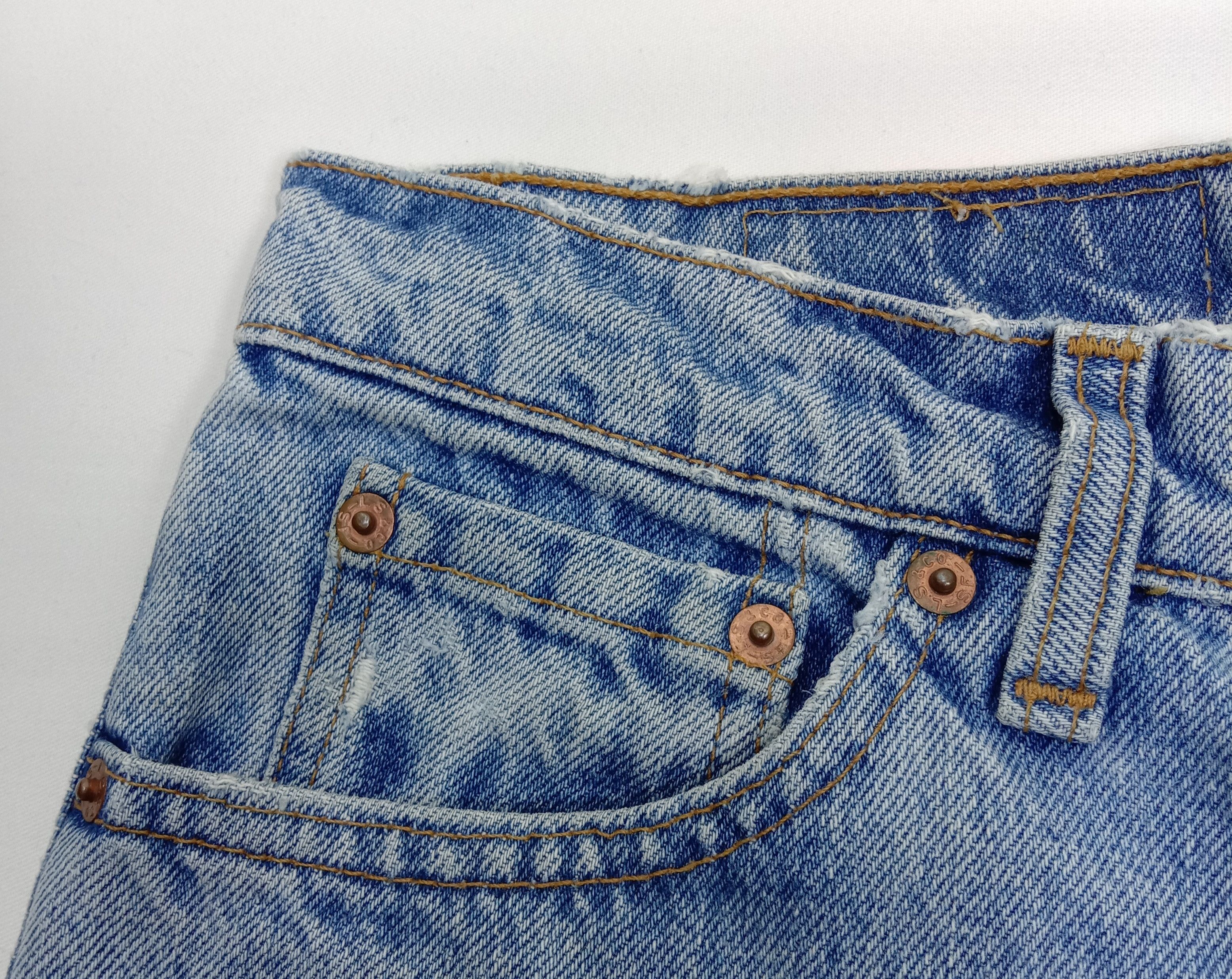 Levi's Vintage 90s Levi's 539 Jeans Light Wash Hip Hugger Denim Size 27" / US 4 / IT 40 - 12 Thumbnail