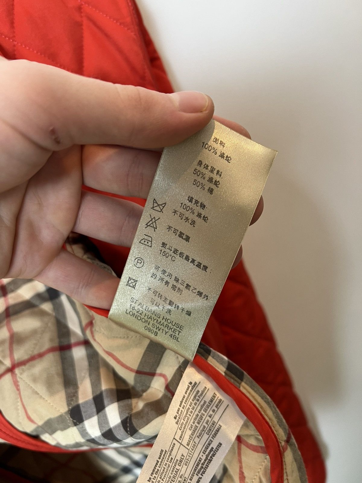 Burberry Vintage luxury Burberry Nova Check Quilted Jacket Size L Size L / US 10 / IT 46 - 10 Thumbnail