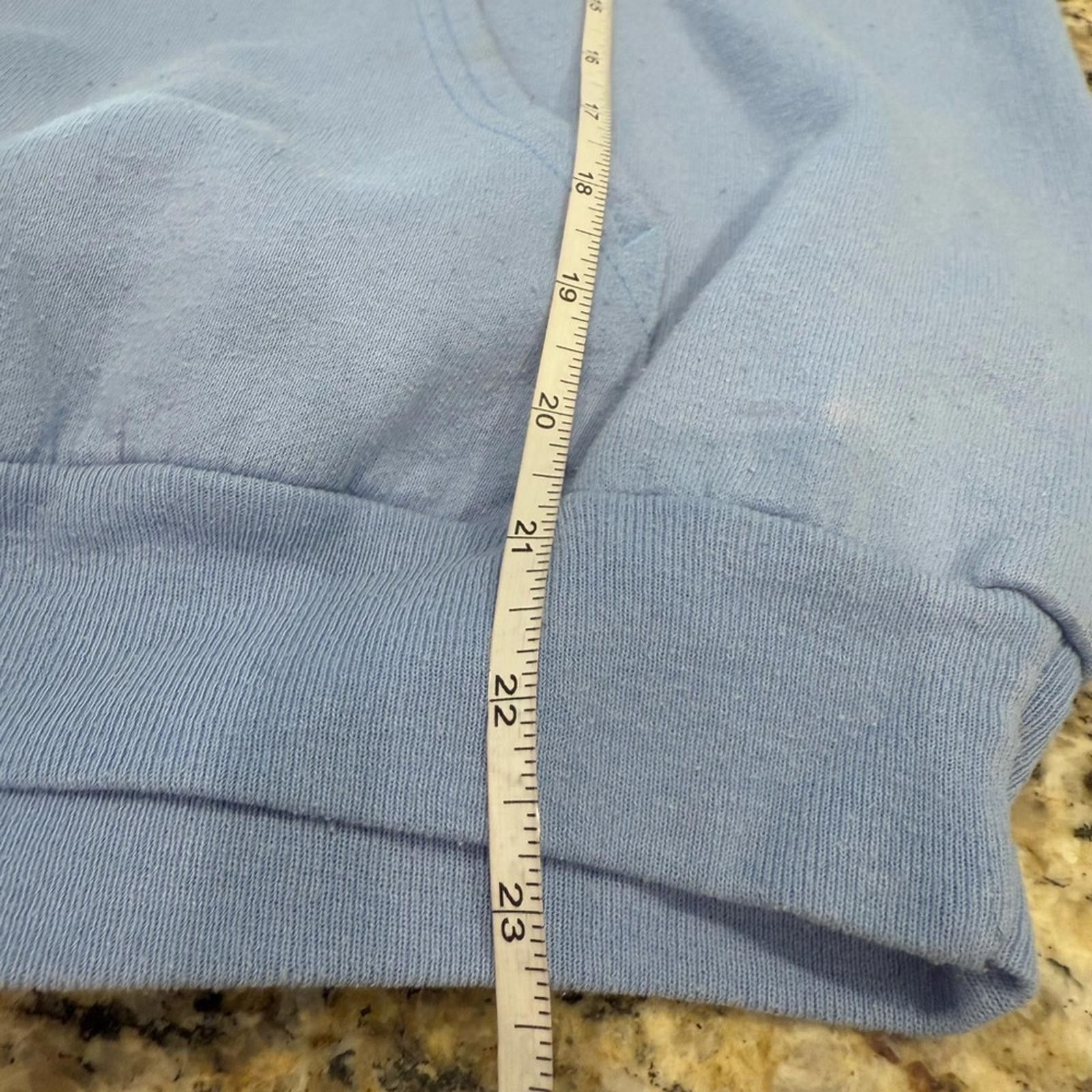 Other Port and Company blue funny graphic hoodie sweatshirt SZ SM Size S / US 4 / IT 40 - 10 Thumbnail
