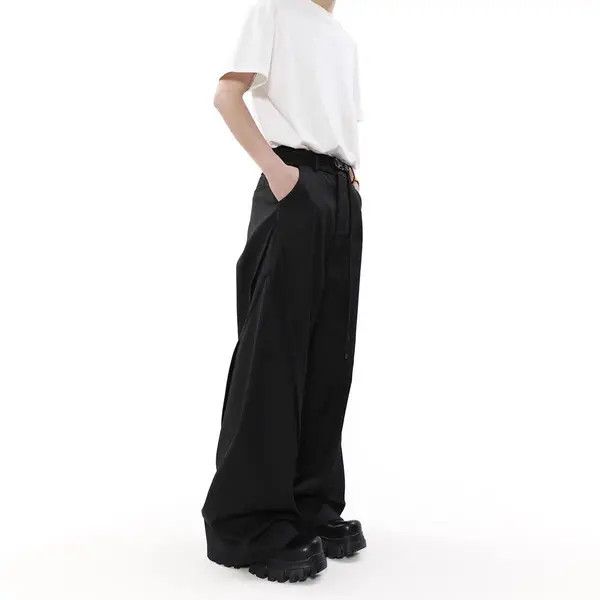 Japanese Brand VIBE Black Vintage Loose Fit Casual Suit Trousers Size US 32 / EU 48 - 3 Thumbnail
