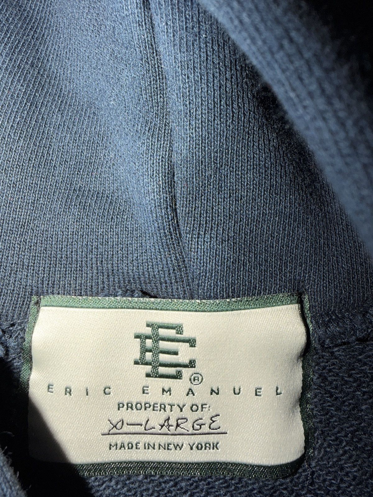 Eric Emanuel Eric Emanuel Basic Hoodie Navy XL Size US XL / EU 56 / 4 - 3 Thumbnail