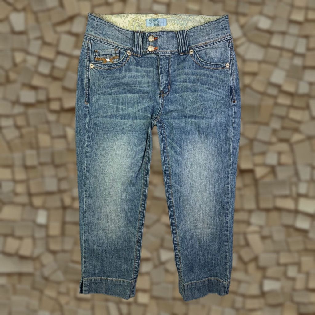 Vintage Department of Peace Jeans Capri Womens Size 6 30x20 Measured Blue Denim Size 28" / US 6 / IT 42 - 1 Thumbnail