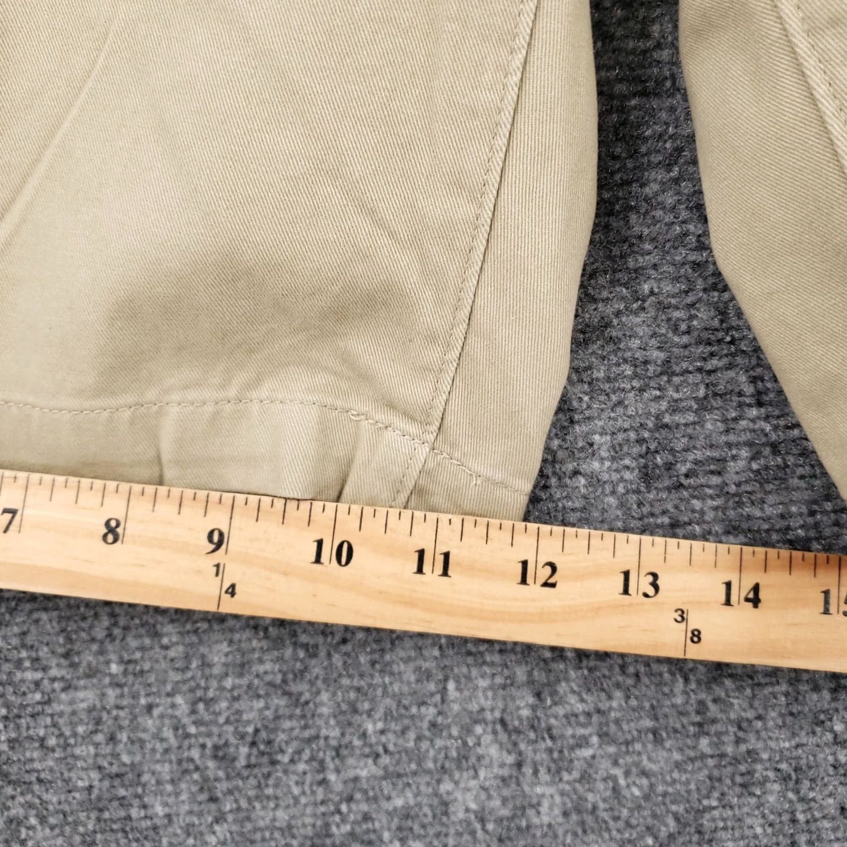 Dockers DOCKERS Beige 40 Slim/Regular Chino Shorts Men Flat Front Zip Fly Twill Pocket Bermuda Casual Workwear Beach Outdoor Size US 40 / EU 56 - 4 Thumbnail
