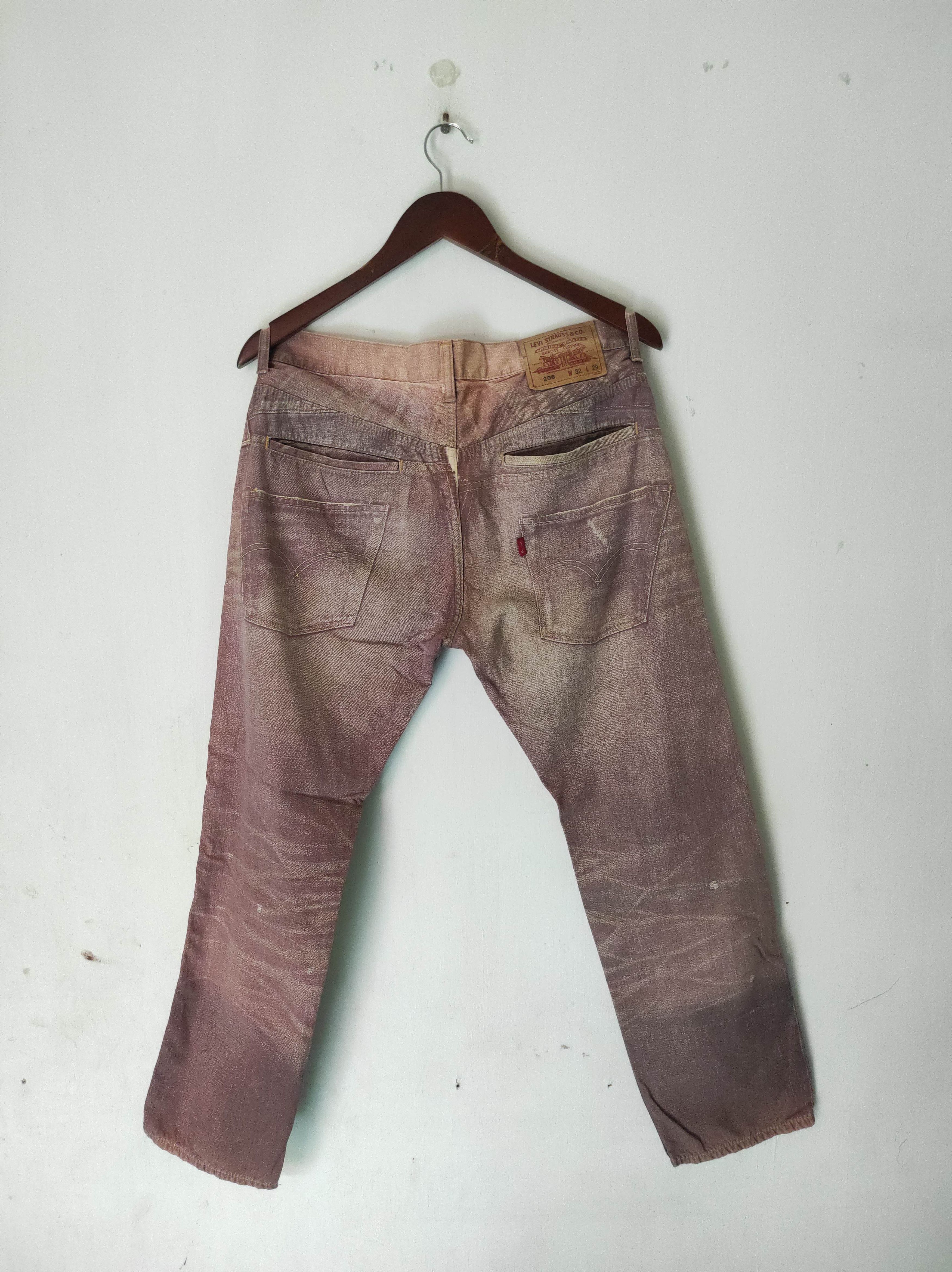 Comme des Garcons RARE Levis 206 x Comme Des Garcons Printed Jeans Pants Size US 30 / EU 46 - 15 Thumbnail