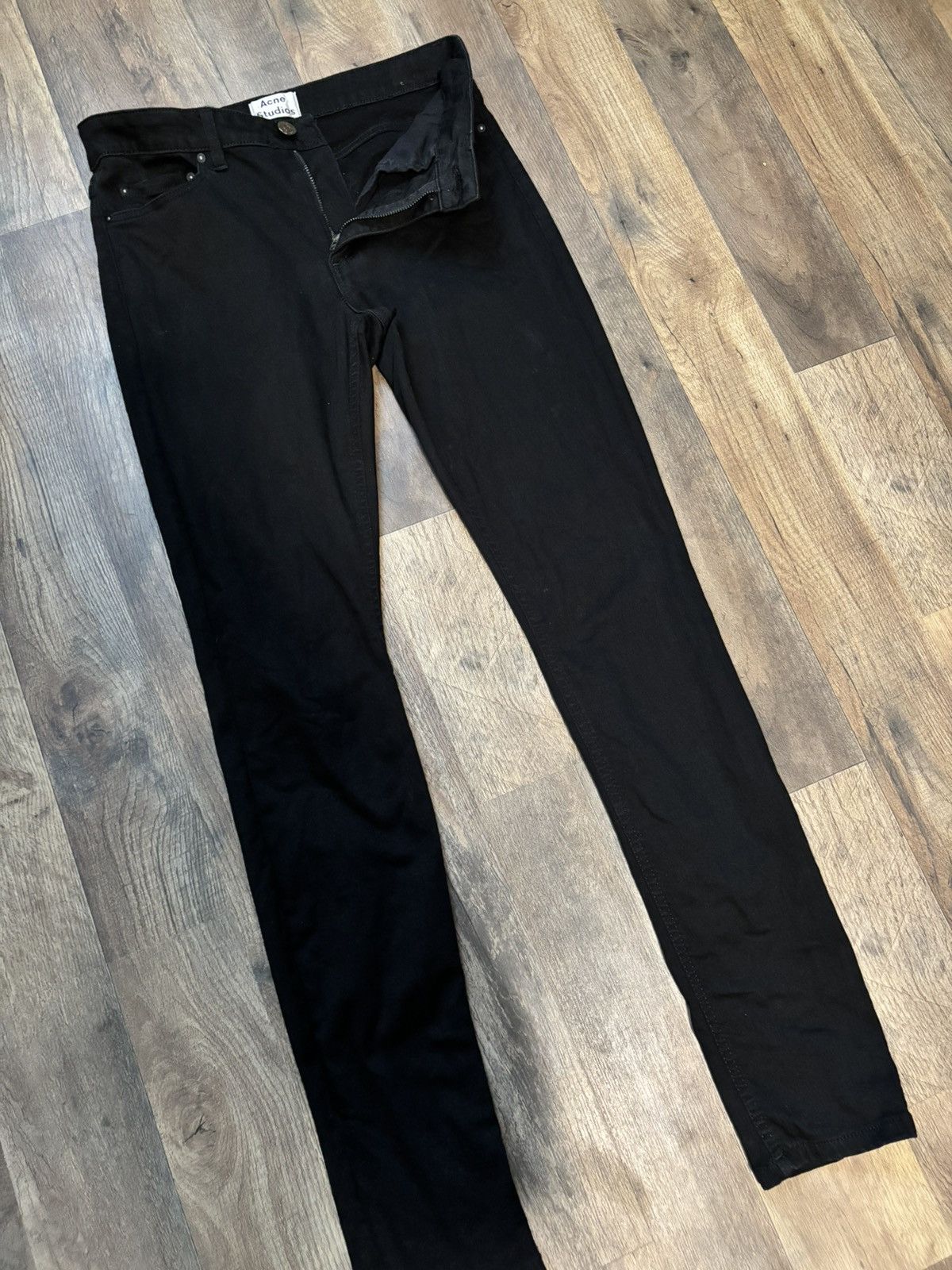 Acne Studios Acne Studios Skin 5 black denim Size 29" - 3 Thumbnail