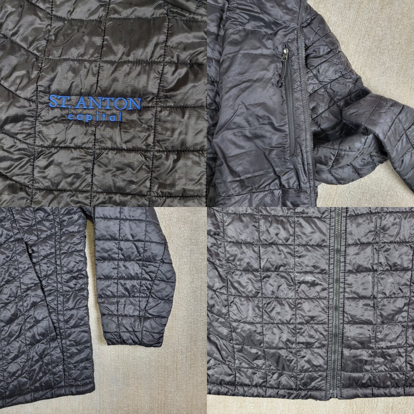 The North Face The North Face Puffer Jacket Mens 2XL Black Full Zip Quilted Packable Thermoball Jacket Size US XXL / EU 58 / 5 - 8 Thumbnail