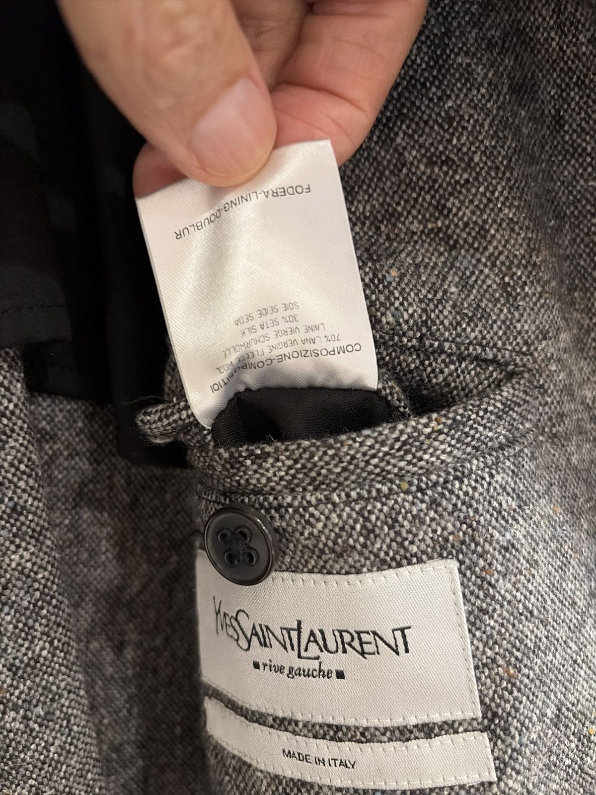 Saint Laurent Paris Vintage Tom Ford YSL Jacket Size 48 Size US M / EU 48-50 / 2 - 10 Thumbnail