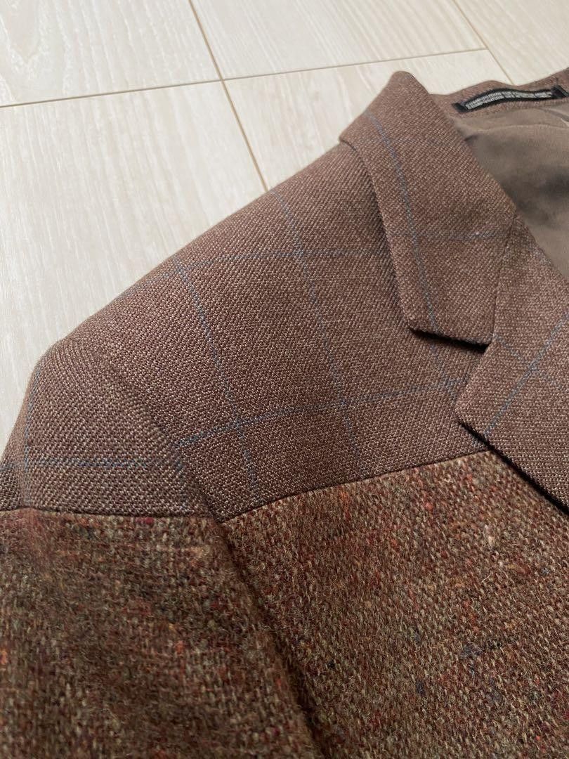 Yohji Yamamoto Yohji Yamamoto 95AW Tweed switching jacket Size US S / EU 44-46 / 1 - 3 Thumbnail