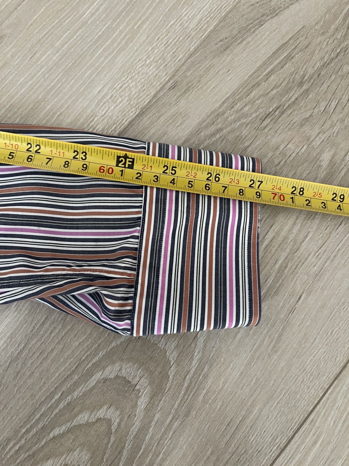 Eton Designer striped eton shirt Size US XXL / EU 58 / 5 - 12 Thumbnail