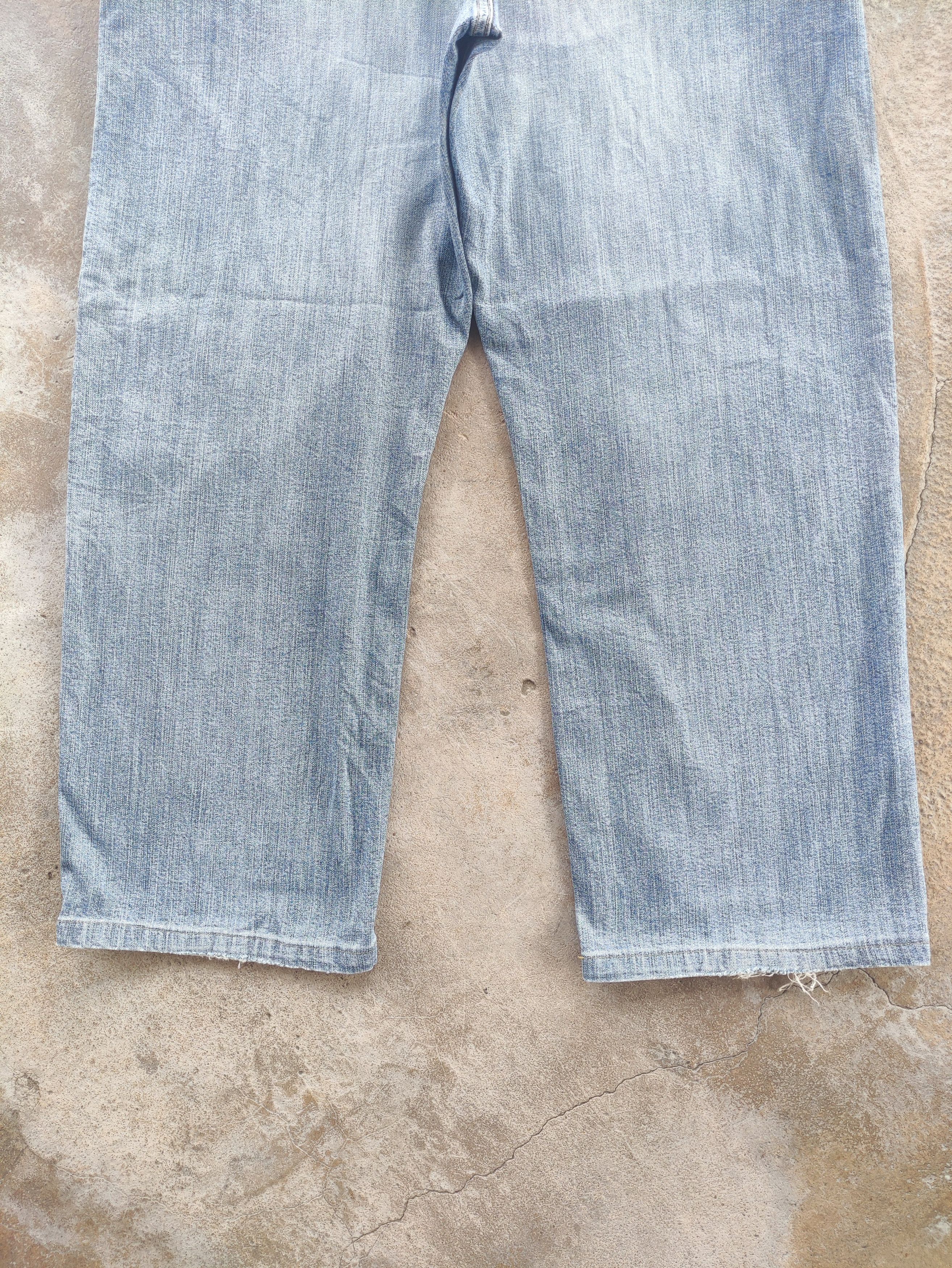 Japanese Brand Vintage Japanese Brand Baggy Denim Faded Pants Size US 35 - 10 Thumbnail