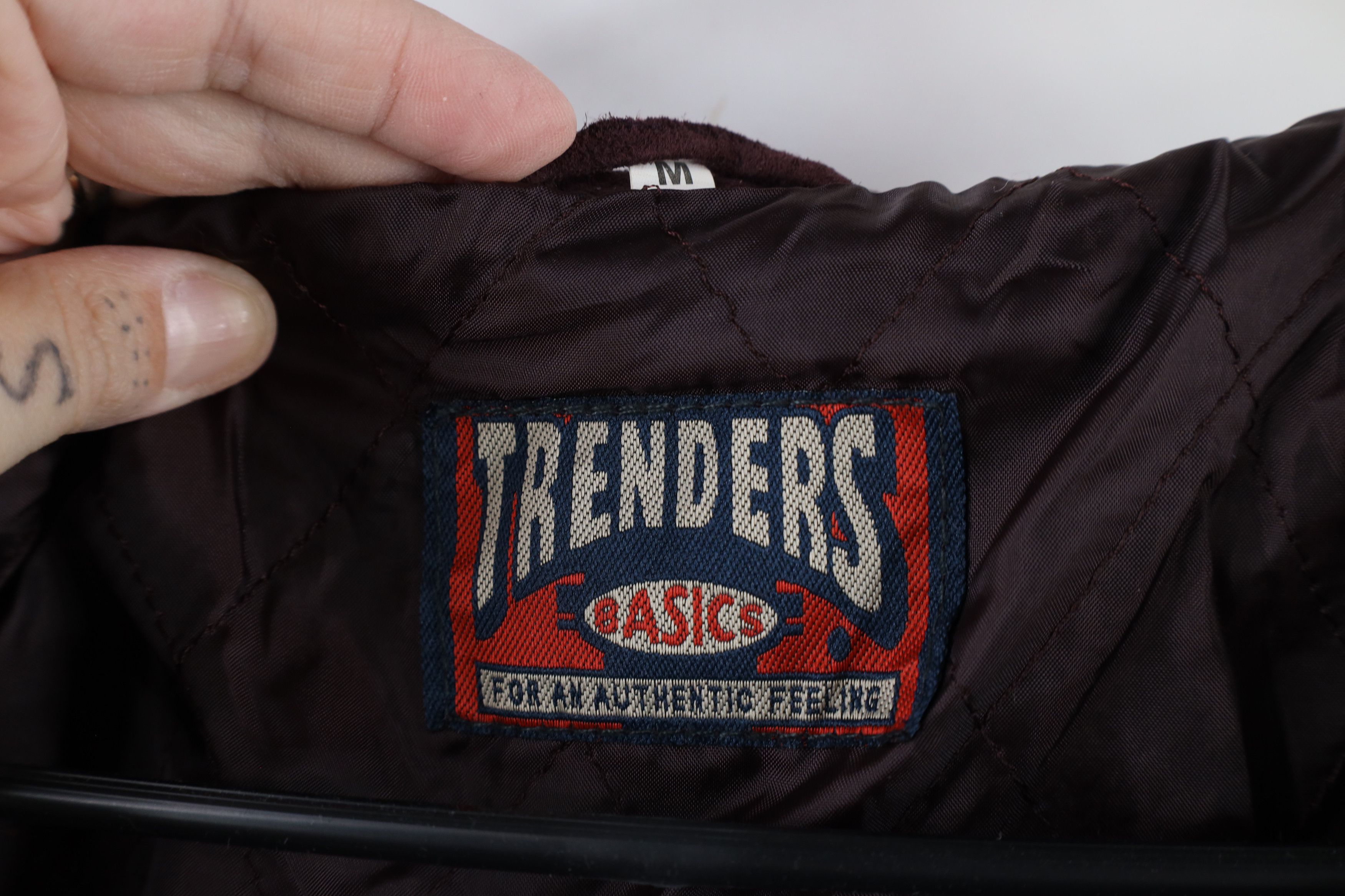Vintage Vintage 90s Streetwear Trim Wool Quilted Jacket Purple Size US M / EU 48-50 / 2 - 10 Thumbnail
