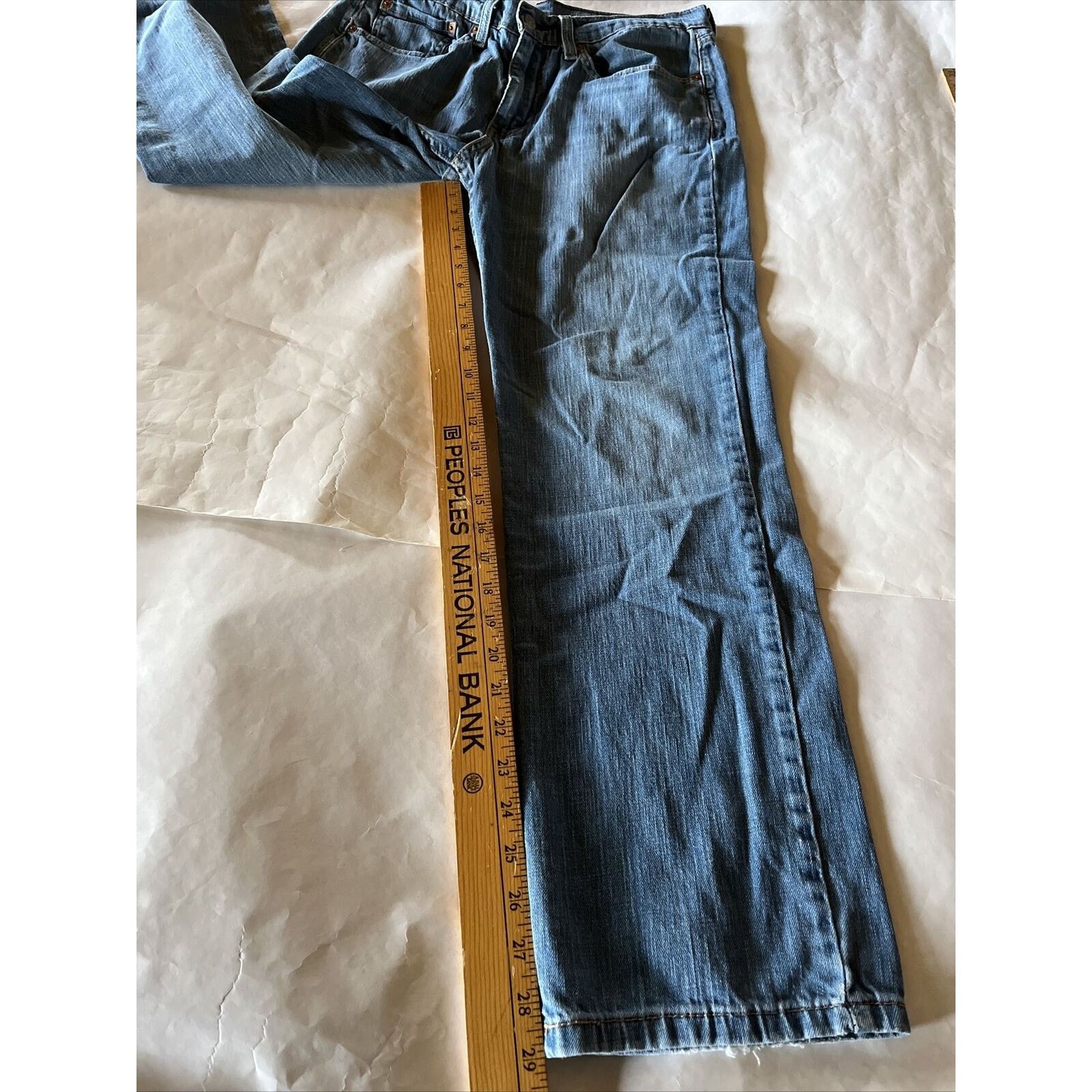 Levi's Levi’s 514 Jeans Mens 31x30 Blue Cotton Denim Light Wash Y2k Size US 31 - 5 Thumbnail