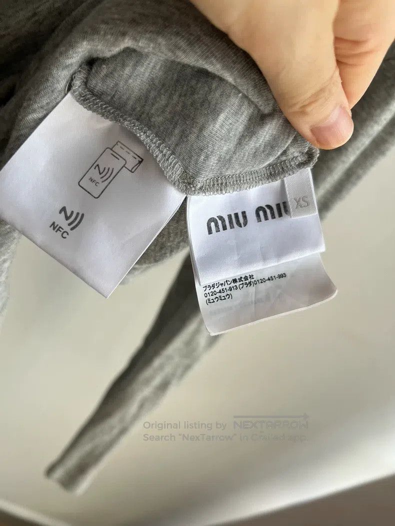 Miu Miu Miu Miu Size XS T-shirt Size XS / US 0-2 / IT 36-38 - 5 Thumbnail