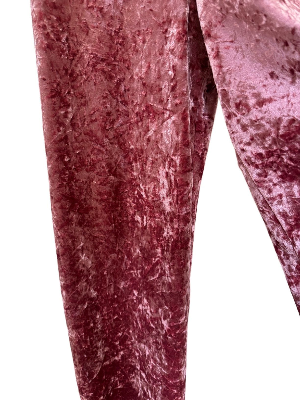 Other Free Press women’s M pink velvet sleeveless one piece romper Size 30" / US 8 / IT 44 - 3 Thumbnail