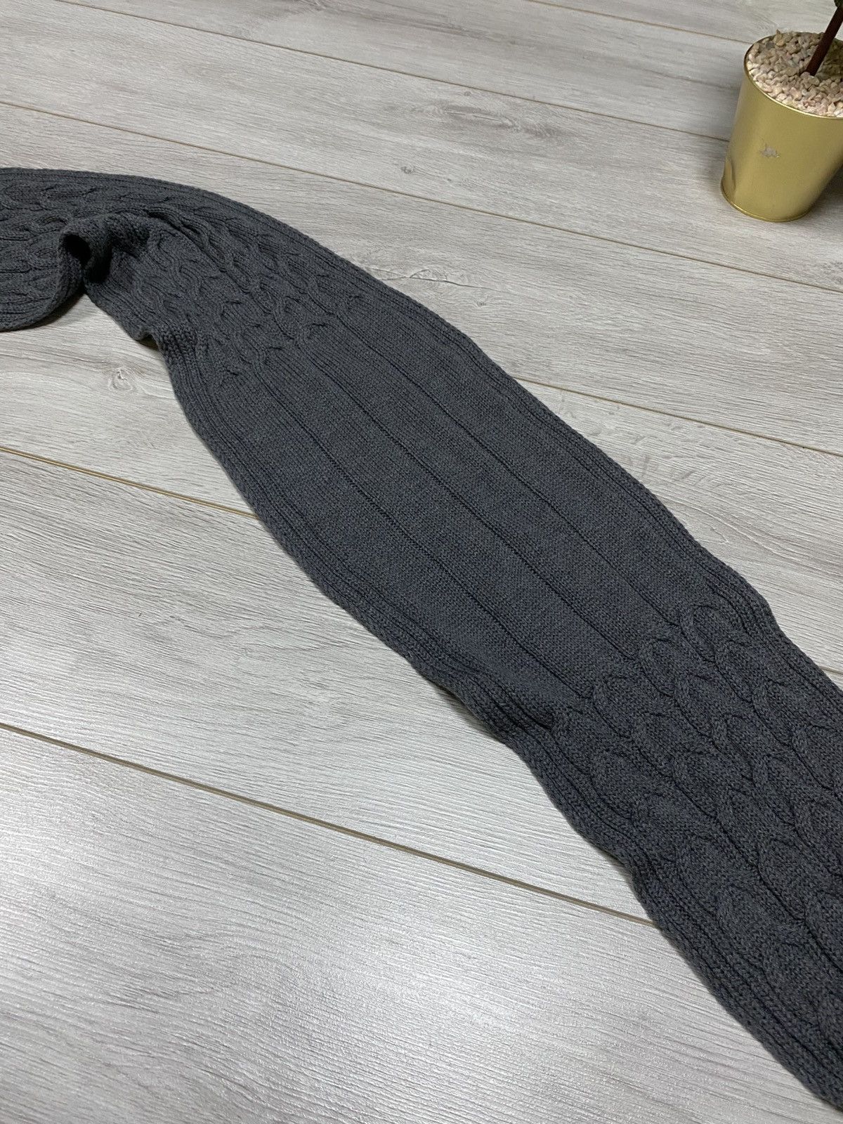 Moncler Moncler wool knitted scarf logo badge Size ONE SIZE - 5 Thumbnail