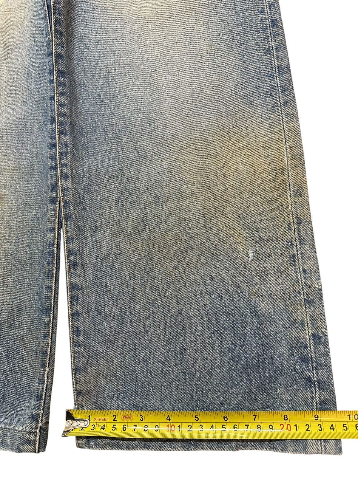 Japanese Brand Vintage Japanese Brand Faded Mud Wash Distress Baggy Jeans Size US 32 / EU 48 - 16 Thumbnail