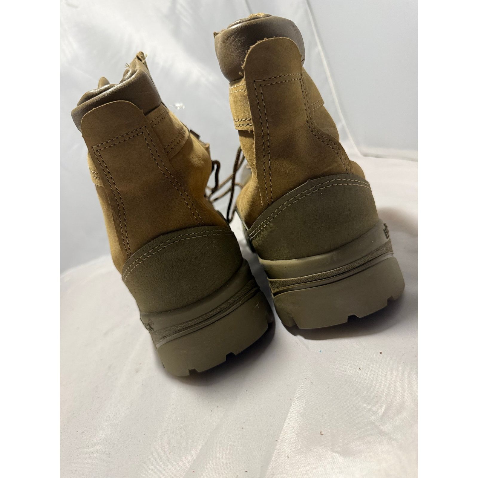 American Edition BATES Combat Boots Hiker Brown VIBRAM Sole Size 8.5 W Size US 8.5 / EU 41-42 - 4 Thumbnail