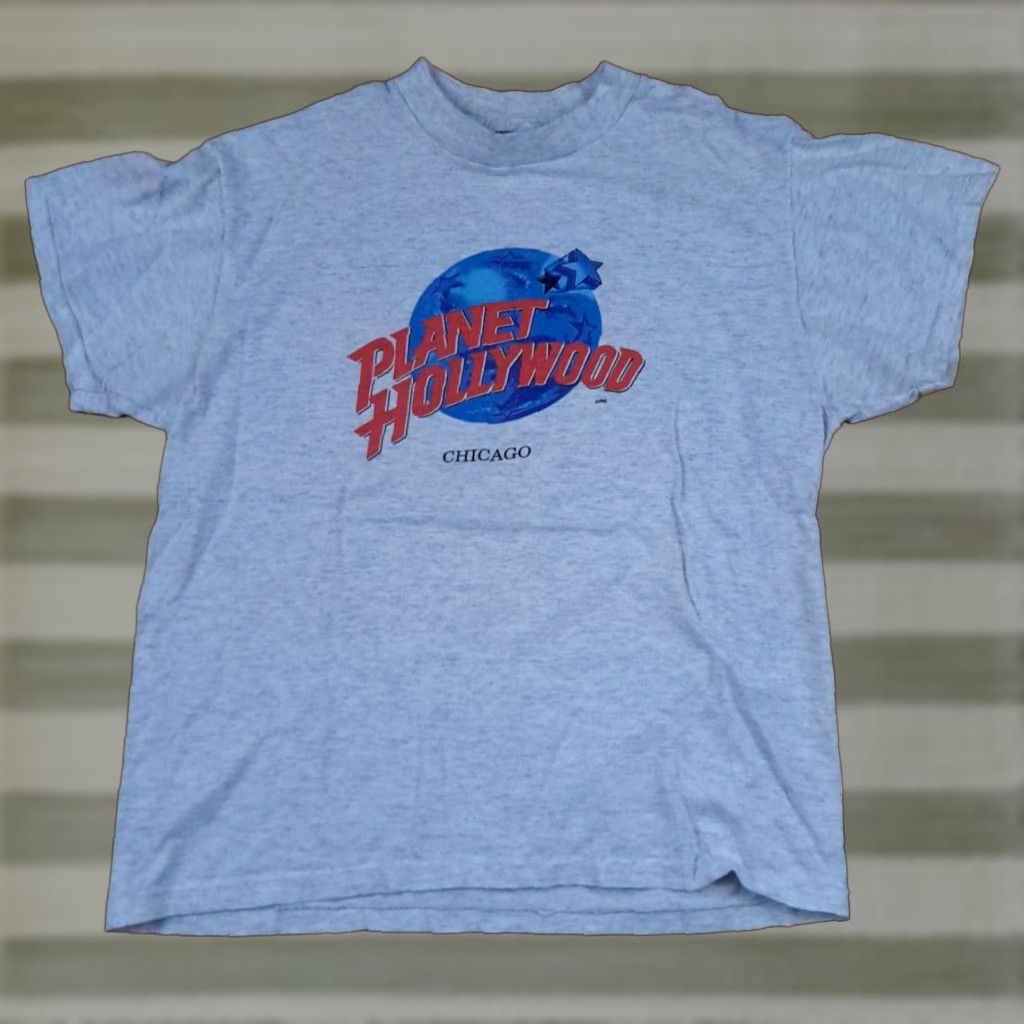 Planet Hollywood Planet Hollywood T-Shirt Set of 3, USA Chicago Orlando Munich, Medium, Red White Grey, Men, Short Sleeve, Regular Fit, USA Theme, 3 T-Shirts Size US M / EU 48-50 / 2 - 1 Thumbnail