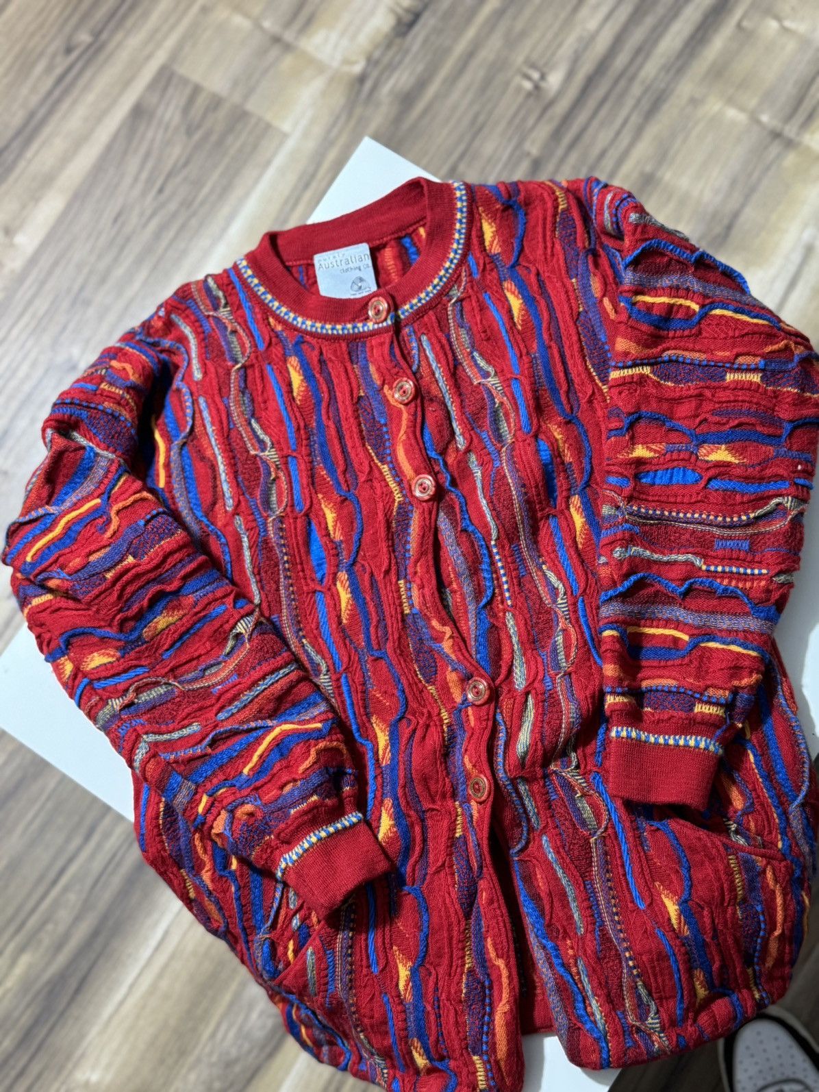 Coogi Coogi Australia 3D Wool Cardigan Size US M / EU 48-50 / 2 - 2 Thumbnail