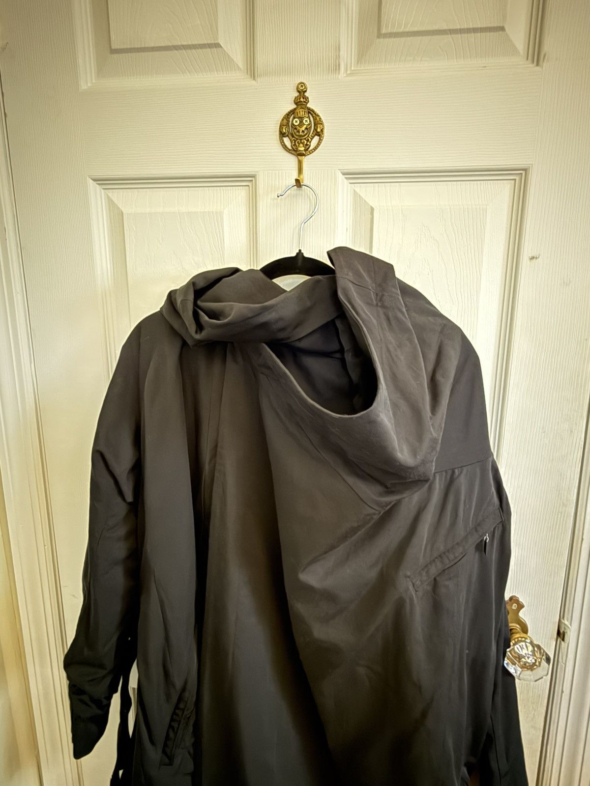 SIVA SIVA FW16 Layered Monastery Robe Black Heavy Jacket Size US M / EU 48-50 / 2 - 2 Thumbnail