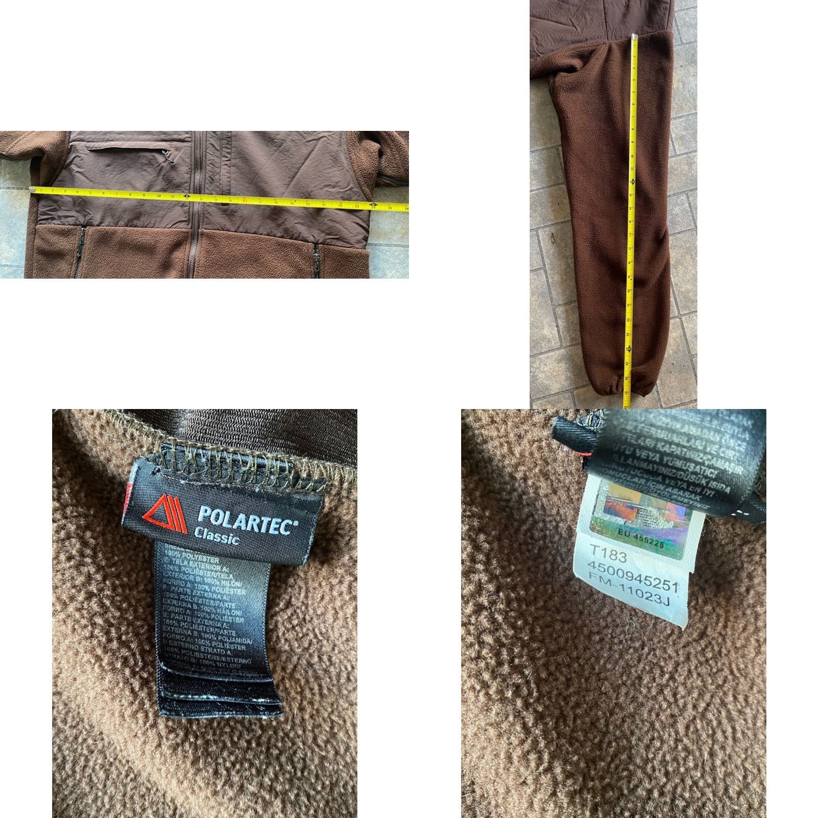 The North Face The North Face Jacket Men XL Brown Full Zip Polartec Pockets Size US XL / EU 56 / 4 - 8 Thumbnail