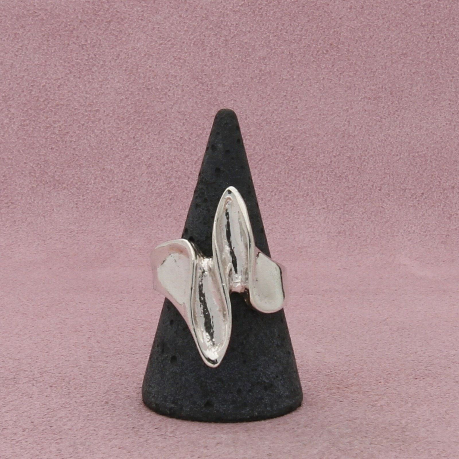 Sterling Silver sterling silver vintage unique elongated ring size 9.5 Size ONE SIZE - 3 Thumbnail