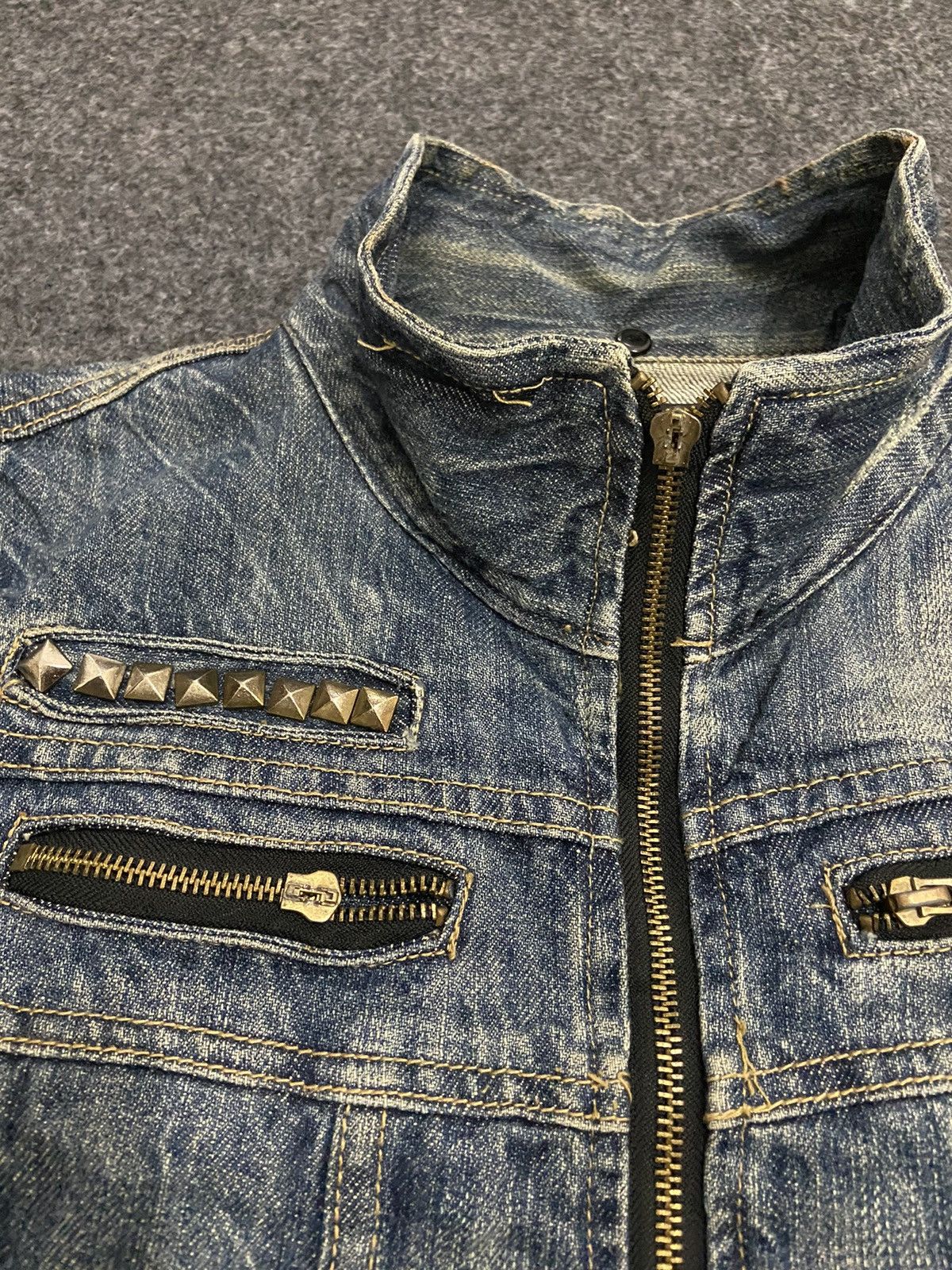 If Six Was Nine Vintage Y2K gold rush denim jacket Size M / US 6-8 / IT 42-44 - 4 Thumbnail
