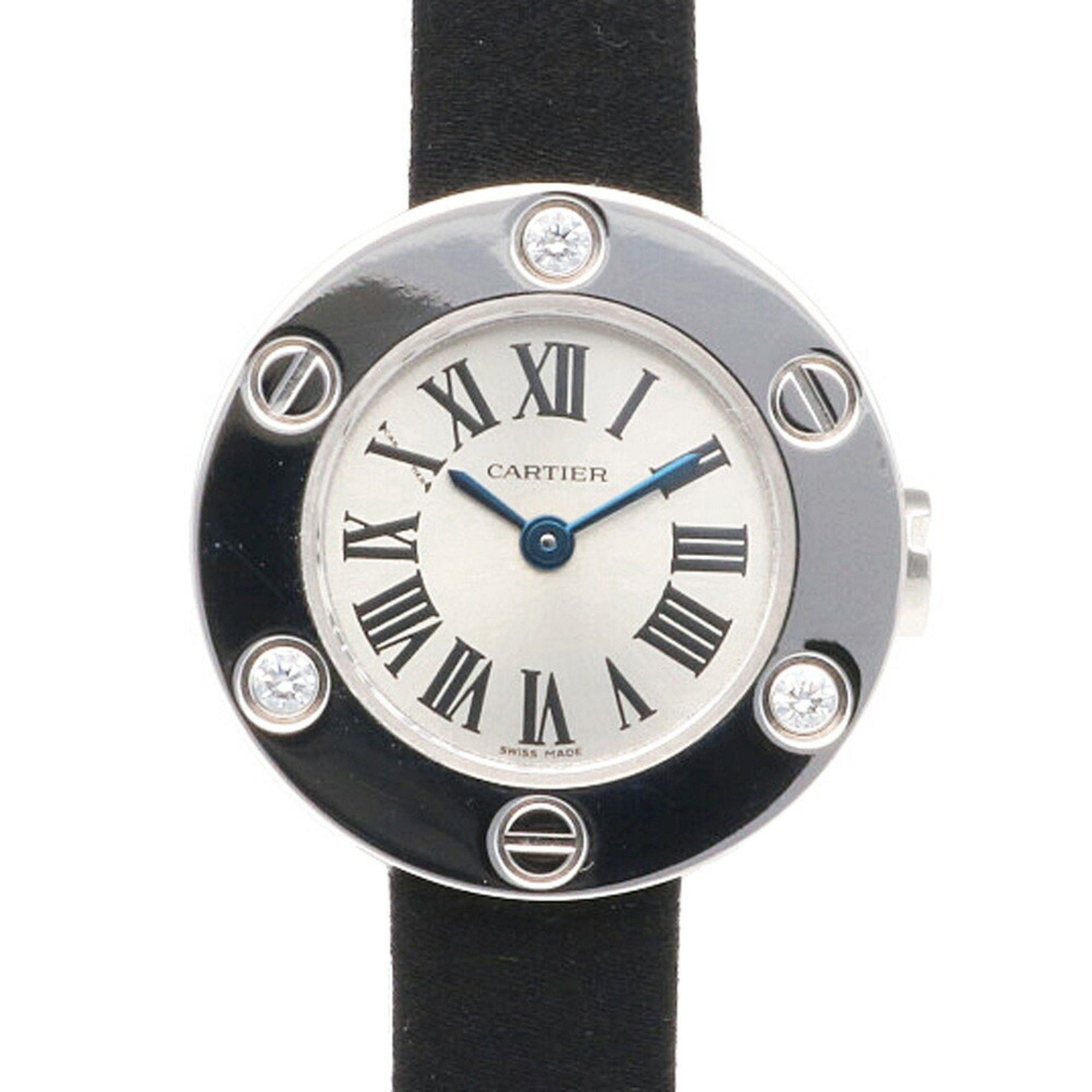 image of Cartier Love Watch 18K 2974 Quartz Ladies 3P Diamond in Gold, Women's