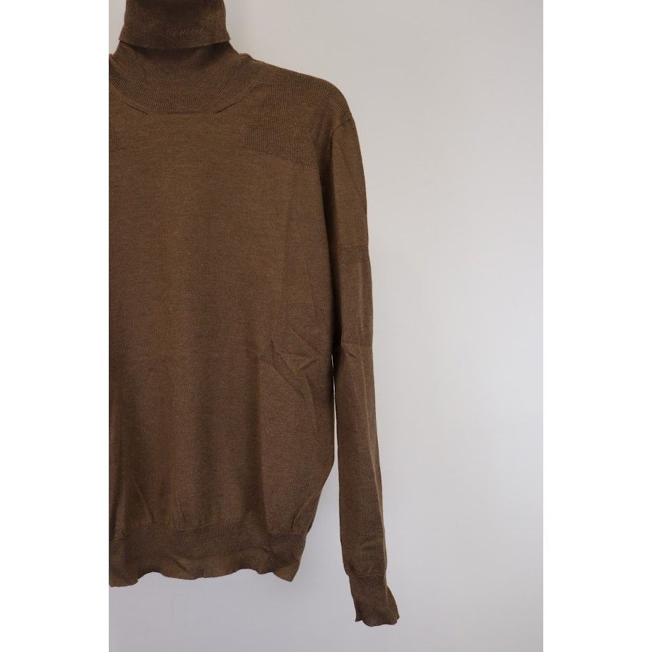 Amiri o1rshd1 Fitted Wool Turtleneck in Brown Size US M / EU 48-50 / 2 - 5 Thumbnail