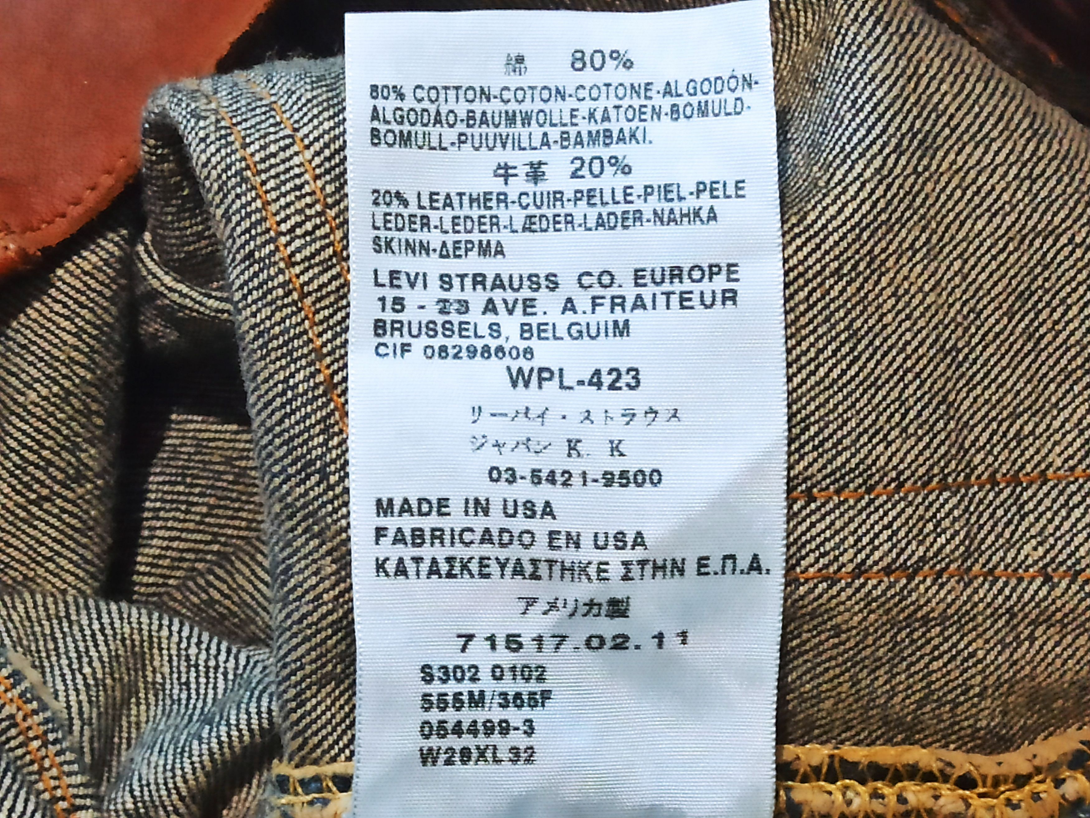 Levi's Levi's Rare Big E Leather Waistband Jeans Made In USA W28 Size 28" / US 6 / IT 42 - 2 Thumbnail