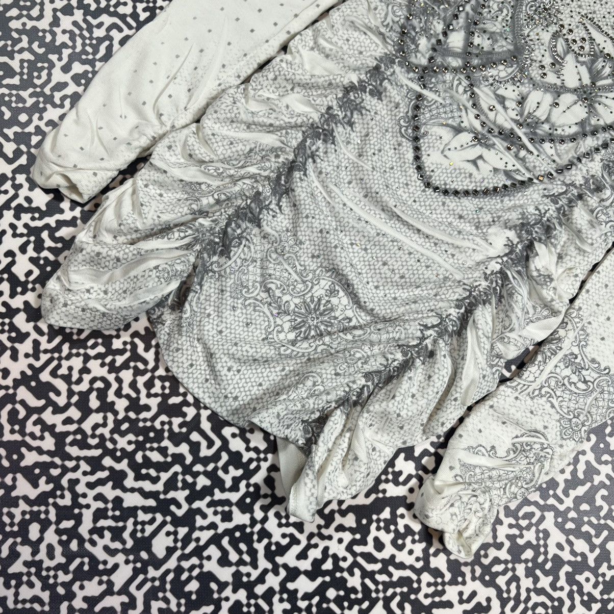 Japanese Brand Vintage Y2K Japanese Flower Abstract Sexy Style Mini Dress Size S / US 4 / IT 40 - 15 Thumbnail