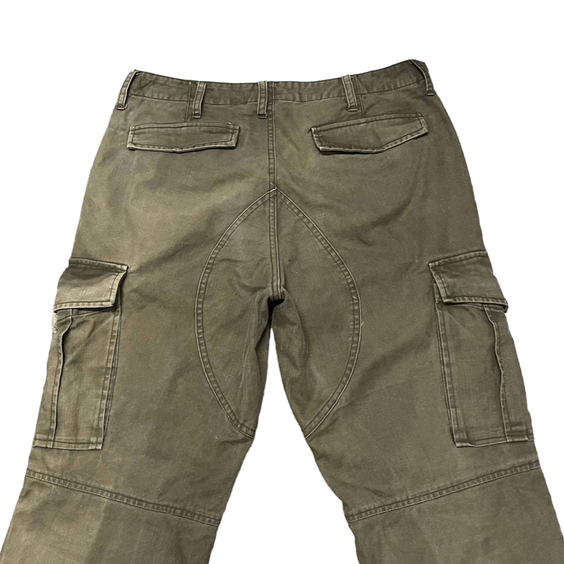 Takeo Kikuchi Vtg TK Takeo Kikuchi Extraheavy Herringbone Cargo Trouser Size US 32 / EU 48 - 12 Thumbnail