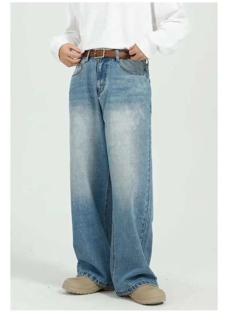 Japanese Brand Wide Leg Baggy Jeans Denim Size US 32 / EU 48 - 2 Thumbnail