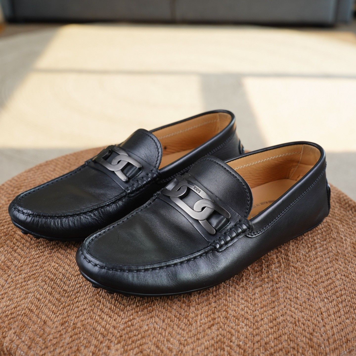 Tod's Tod's Leather Black Lowtop Sneakers us_9 Women Size US 9 / IT 39 - 1 Thumbnail