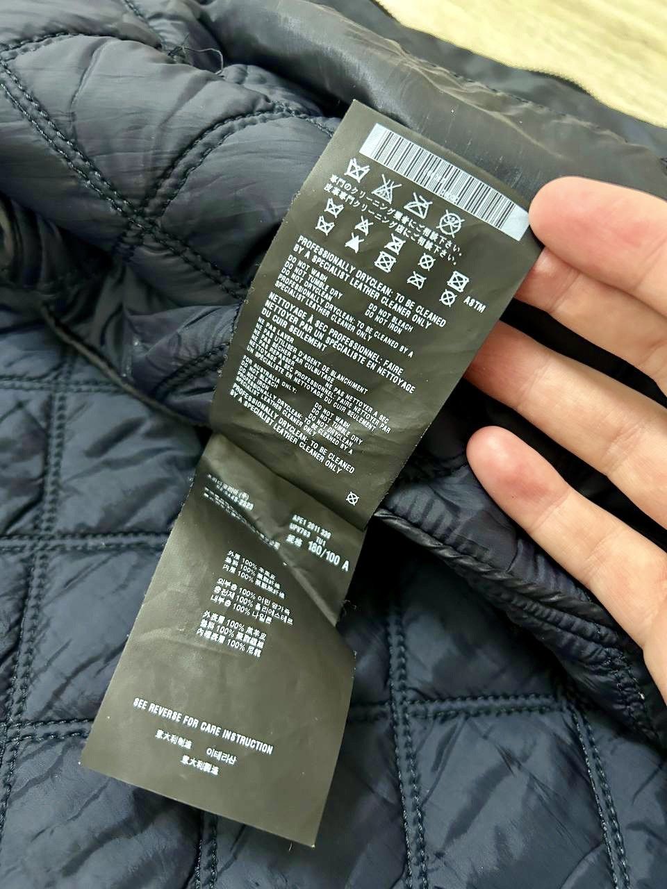 Prada Prada Mainline Luxurious Dark Ink Nappa Lamb Quilted Jacket Size US M / EU 48-50 / 2 - 16 Thumbnail