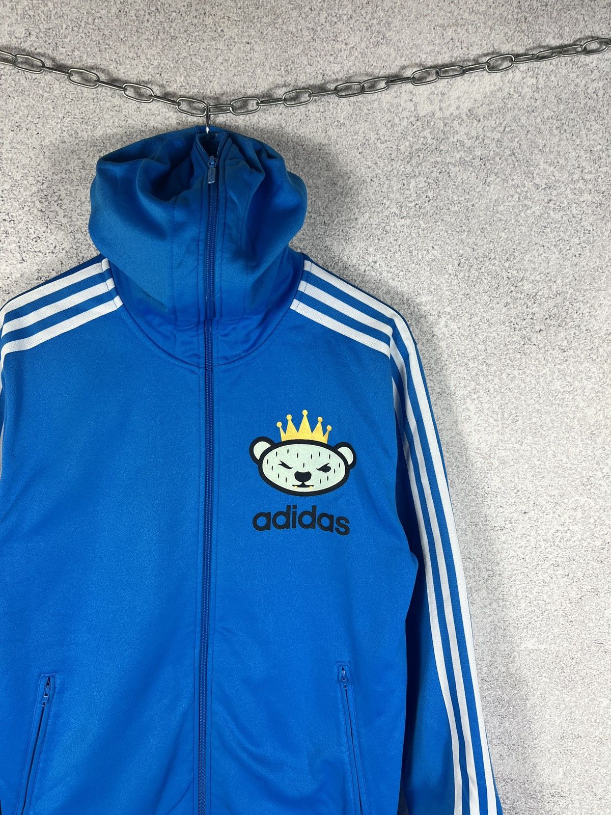 Adidas × Nigo Vintage Adidas X Nigo Bear Hoodie Track Jacket Size US L / EU 52-54 / 3 - 2 Thumbnail