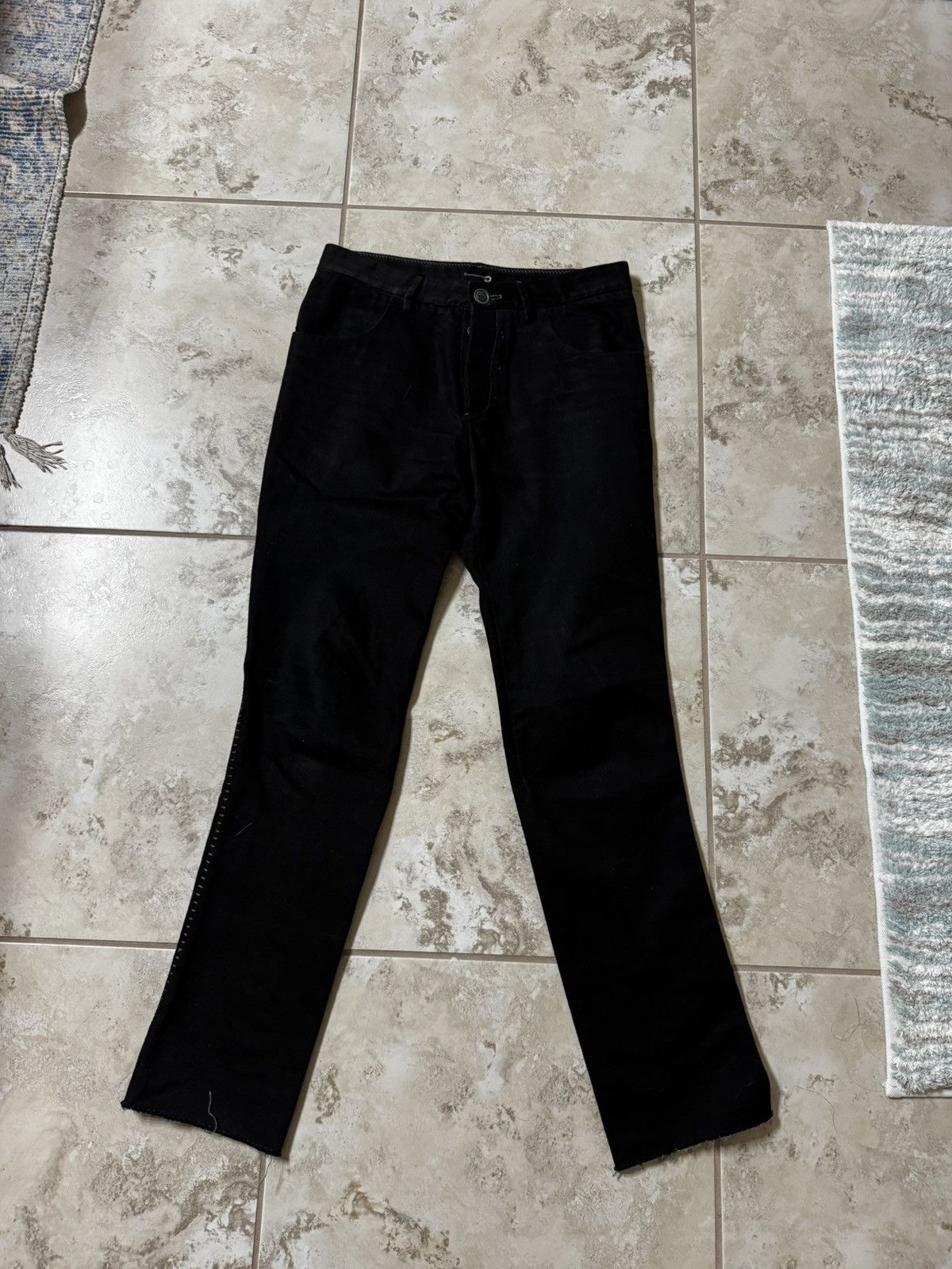 Label Under Construction Overlock J Cut Cotton 5-Pocket Pants Size US 30 / EU 46 - 2 Thumbnail