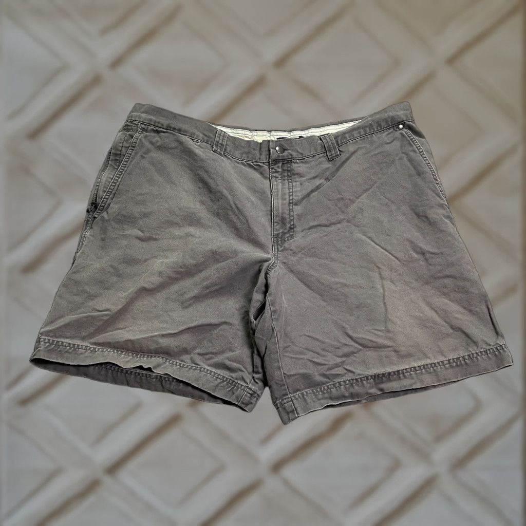Vintage Columbia Shorts Mens 42W 10L Dark Brown Flat Front Cotton Casual Outdoor Mens Size US 42 / EU 58 - 1 Thumbnail