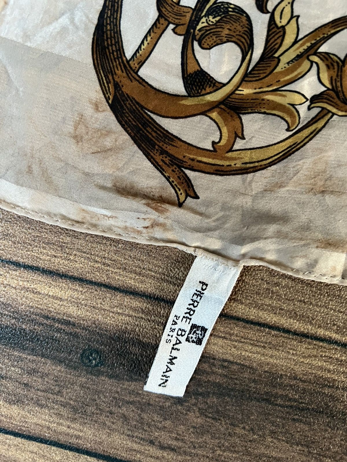 Pierre Balmain Pierre balmain scarf royal flag Size ONE SIZE - 6 Thumbnail