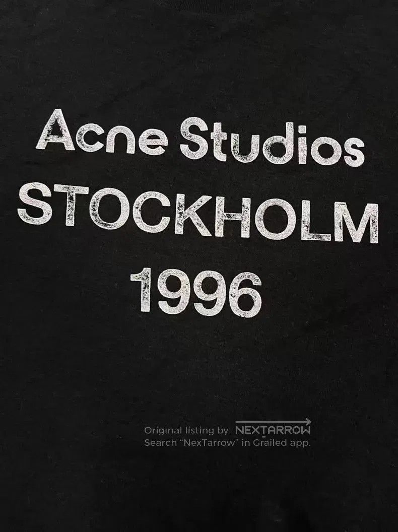 Acne Studios Acne Studios 1996 Series Letter Printed Crewneck Short Sle Size US XS / EU 42 / 0 - 2 Thumbnail
