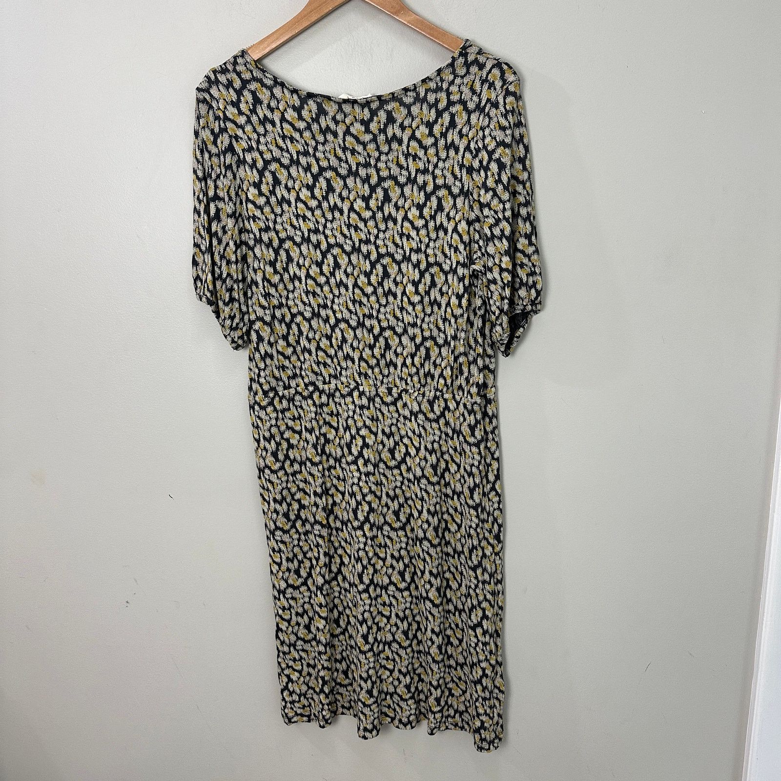 Other Fat Face Iona Ikat Faux Wrap Floral Midi Dress 10 M Size L / US 10 / IT 46 - 3 Thumbnail