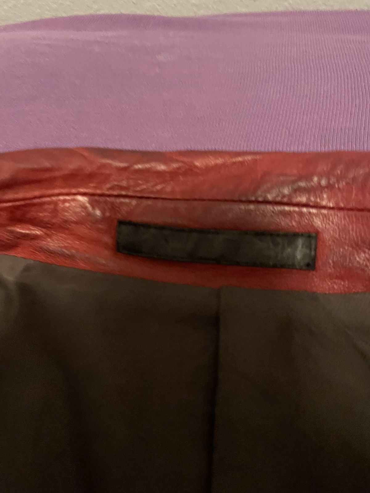 Julius Red Leather Biker Jacket Size US S / EU 44-46 / 1 - 7 Thumbnail
