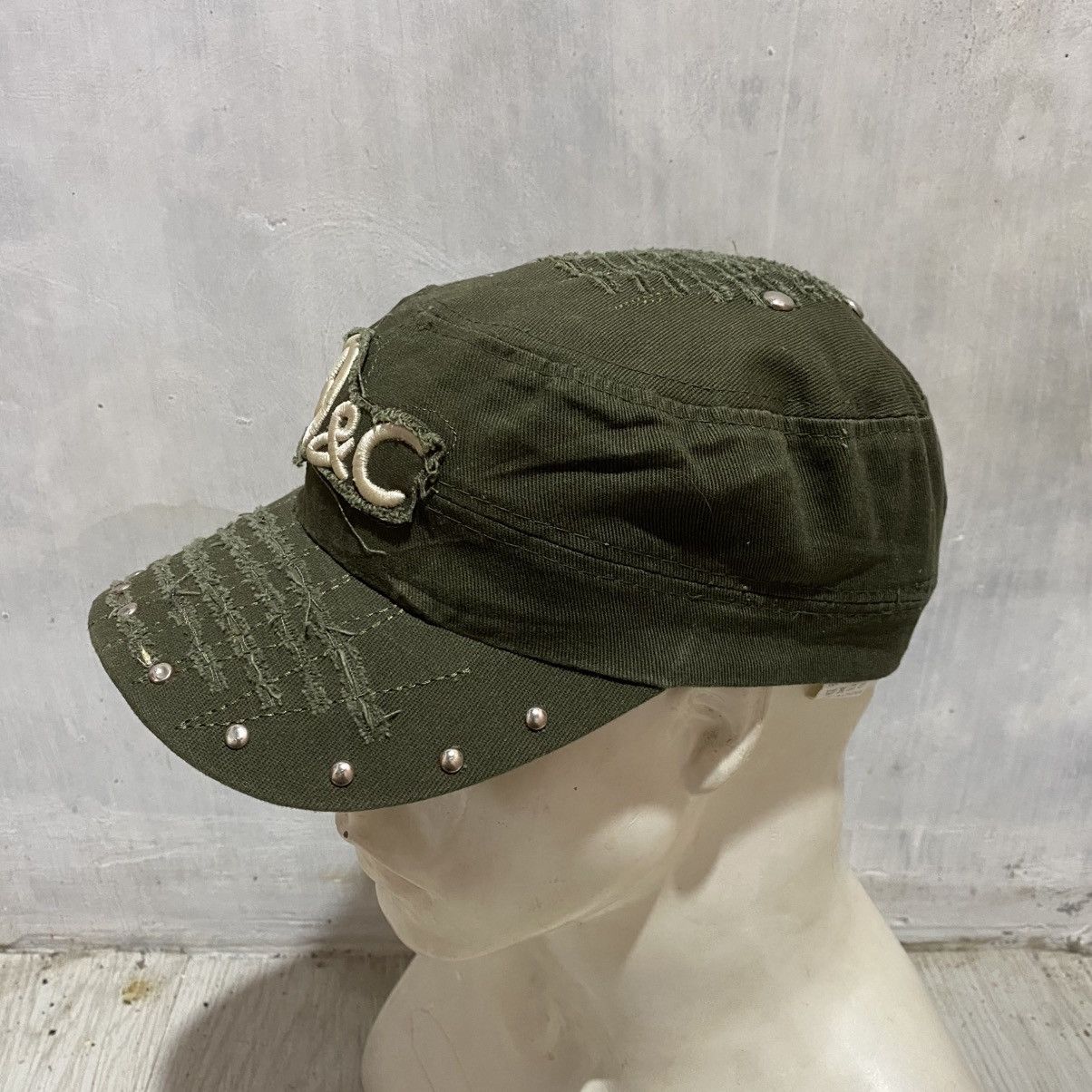 If Six Was Nine 2000s d&c distressed with studded cadet cap lgbstyle Size ONE SIZE - 4 Thumbnail