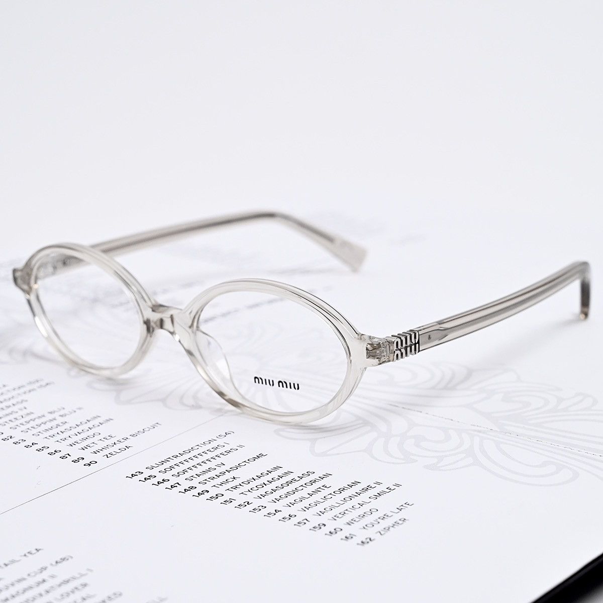 Miu Miu MIU MIU 0MU 01XV GLASSES Size ONE SIZE - 2 Thumbnail