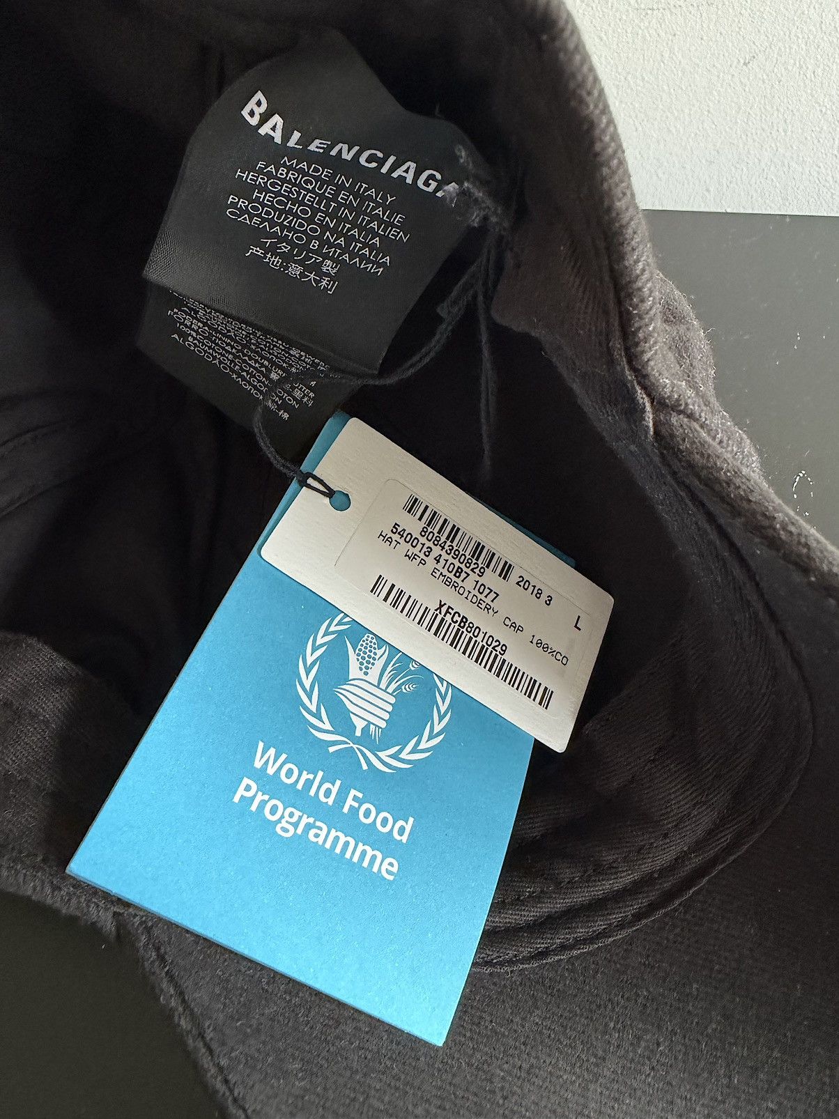 Balenciaga New Winter 18 WFP World Food Programme Cap (L) 59 CM Size ONE SIZE - 12 Thumbnail