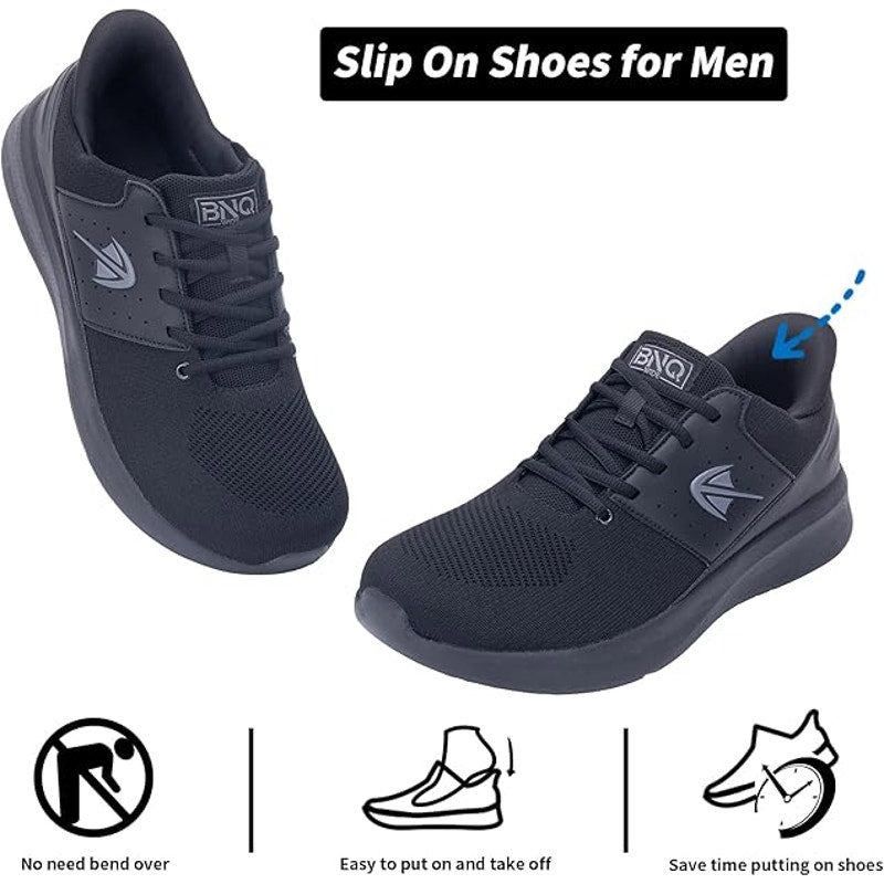 Other Broyon Men’s Size 11 Black Mesh Lace-Up Athletic Shoes Size US 11 / EU 44 - 3 Thumbnail