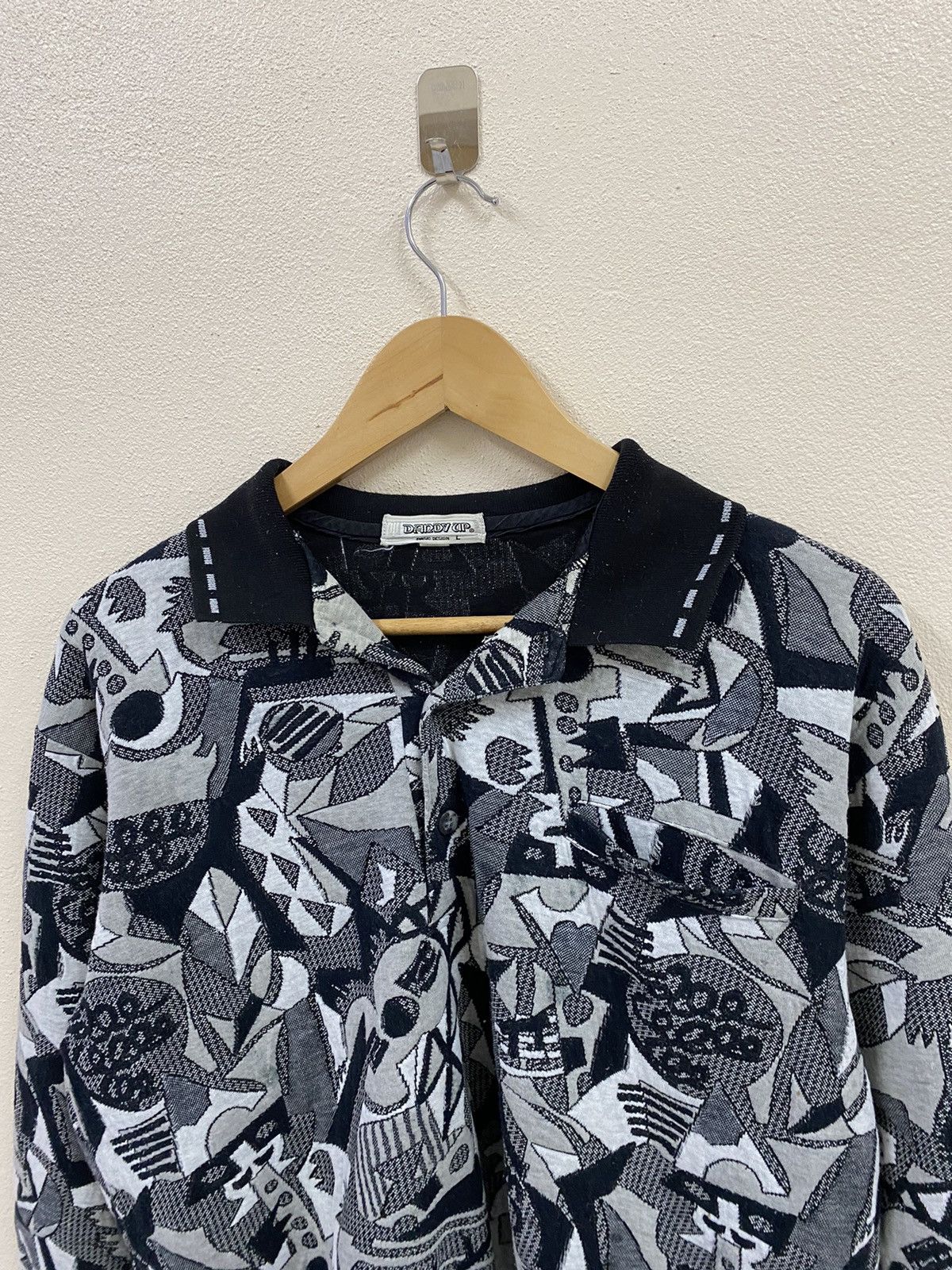Japanese Brand × Vintage Vtg 3D Embroided Sweatshirt - Dardy Up Size US M / EU 48-50 / 2 - 3 Thumbnail