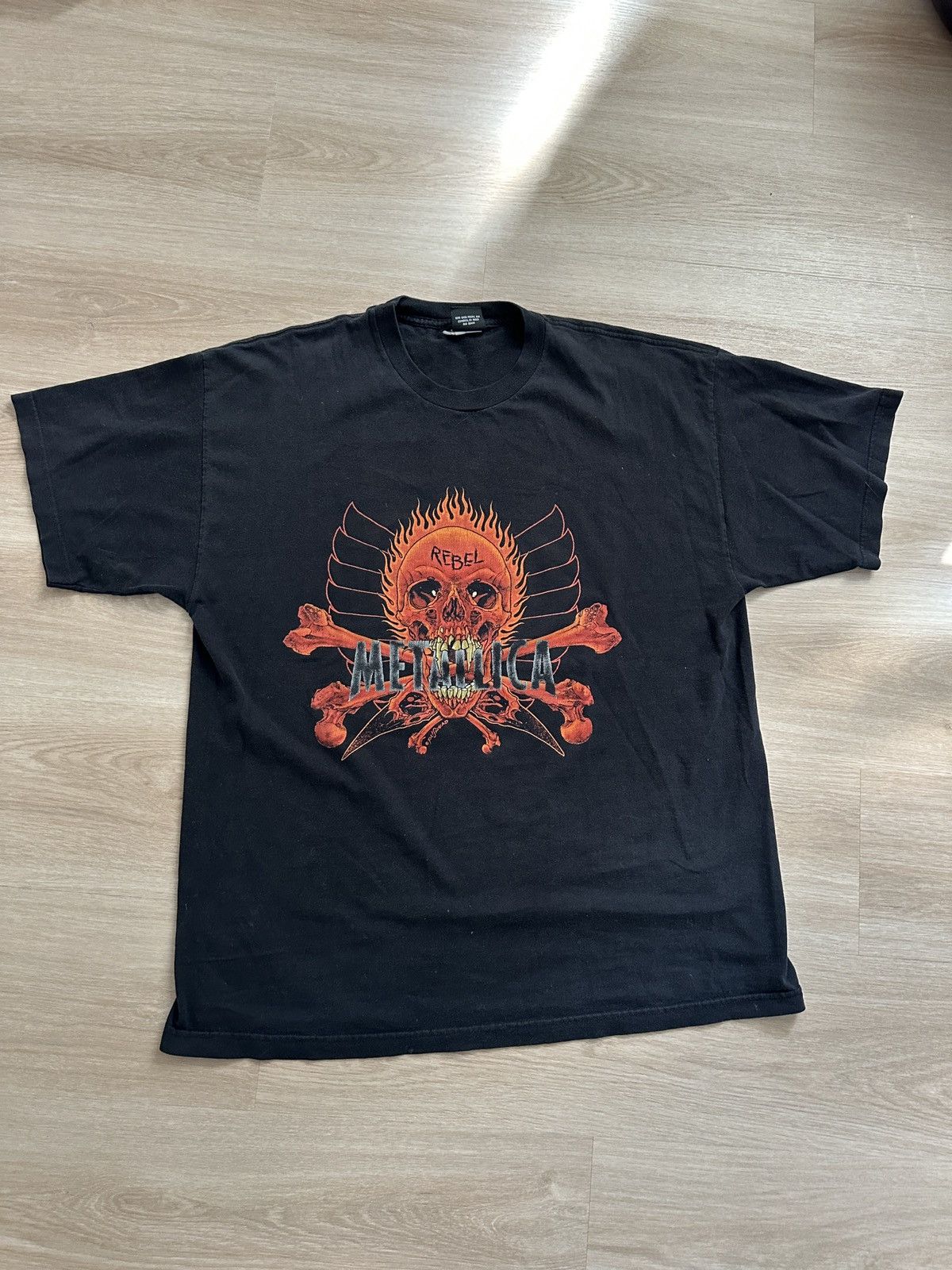 Metallica Metallica 1997 Pushhead super oversized Vintage Printed Band Size US XXL / EU 58 / 5 - 1 Thumbnail