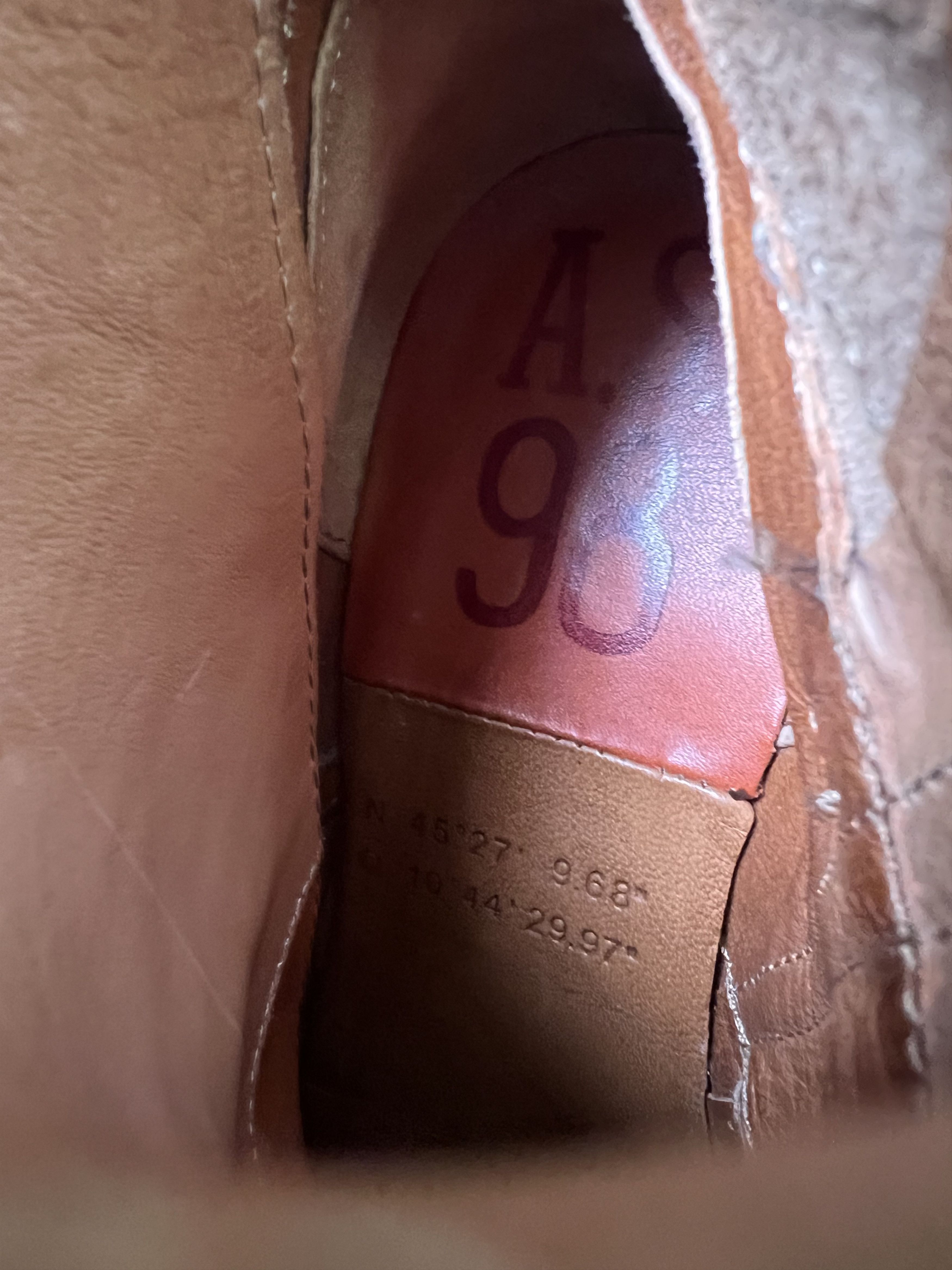 A.S.98 AS98 Scar Stitching Leather Boots Y2K Vintage Archive Opium Size US 7.5 / EU 40-41 - 11 Thumbnail